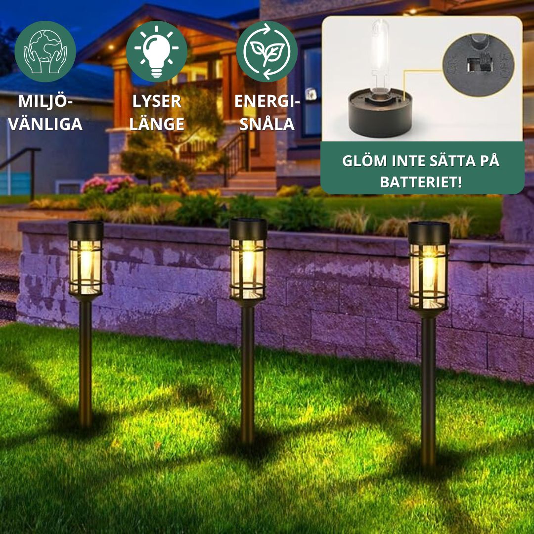 Solarbetriebene Gartenlampen®