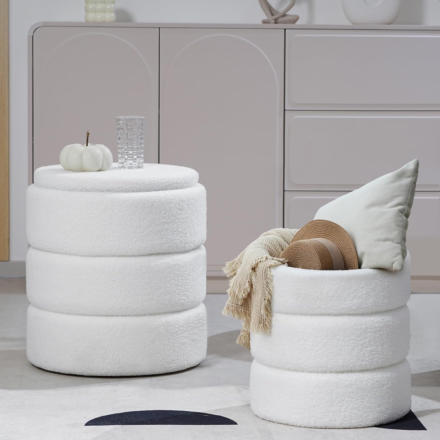 Pouf with Storage